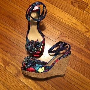 Gianni Bini multicolor wedges
